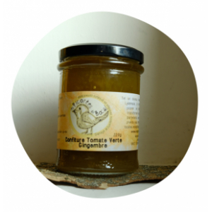 Confiture tomate gingembre