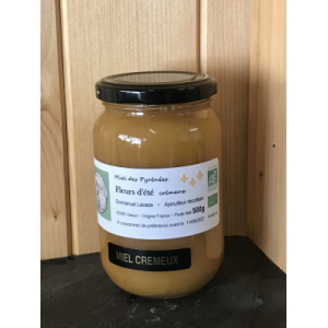 Miel de fleurs d'été crémeux