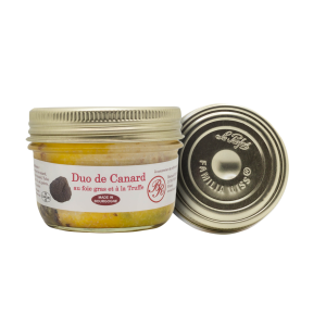 Duo de canard foie gras et truffe