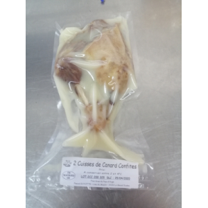 2 cuisses de canard confite