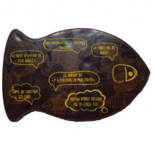 Poisson tablette noir