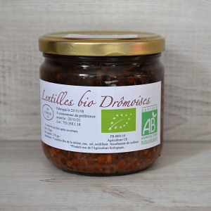 Lentilles au naturel dromoise
