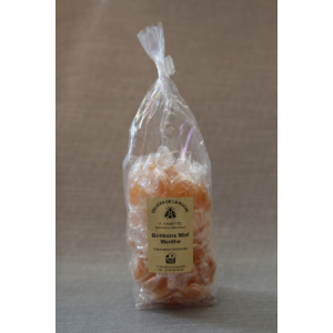 Bonbons enveloppés miel menthe