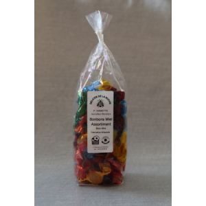 Bonbons enveloppés miel bien-être
