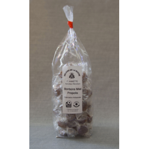 Bonbons enveloppés miel propolis