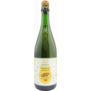 Jus de pommes pétillant bio 75cl