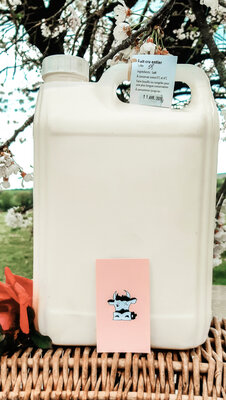 Lait cru entier bio 5l