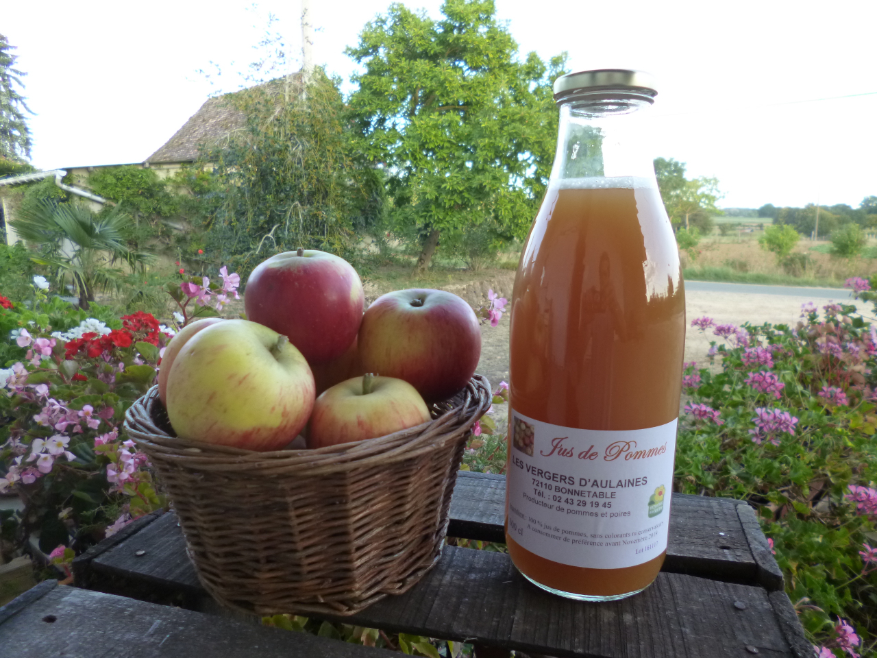 Jus De Pommes 2 Formats Les Vergers Daulaines Locavorfr 