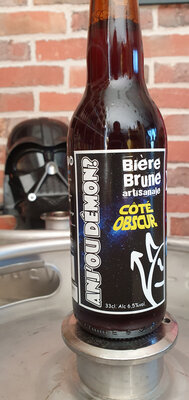 Bière brune 'côté obscur' 33cl