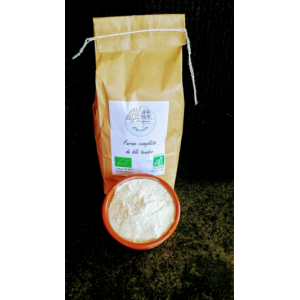 Farine complète de blé tendre bio t130