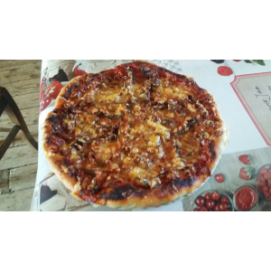Pizza aux champignons