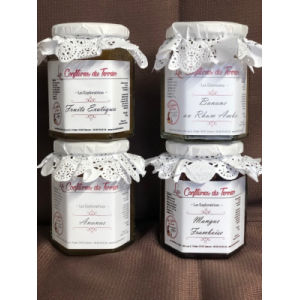 Confiture banane au rhum