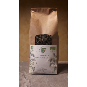 Lentilles vertes bio 1 kg