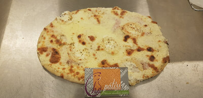 Pizza : jambon chèvre miel