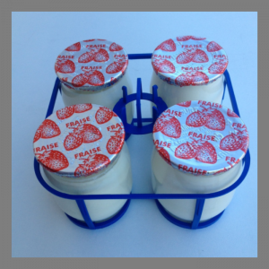 4 yaourts fraises