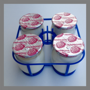 4 yaourts framboise