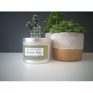 Bougie  mandarine-basilic