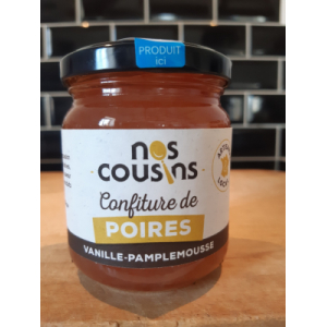Confiture poire-vanille-pamplemousse