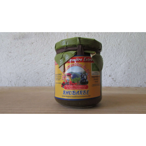 Confiture extra de rhubarbe bio