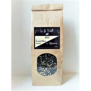 Duo de quinoa et lentilles beluga