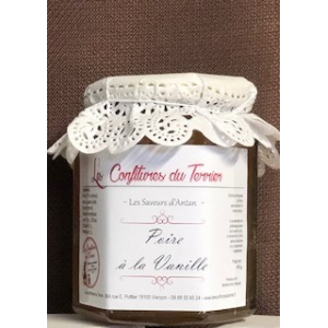 Confiture poire à la vanille