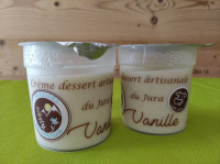 Vanille crème dessert allégées en sucre