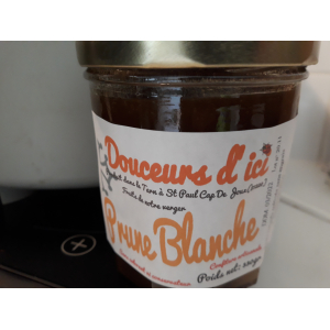 Confiture de prunes ( blanches)