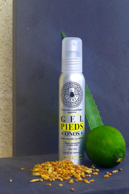 Gel hydro-alcoolique pour les pieds
