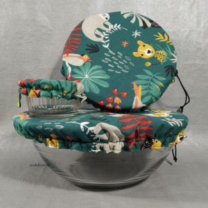 Couvre plat reutilisable jungle