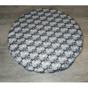 Couvre plat reutilisable  geo gris