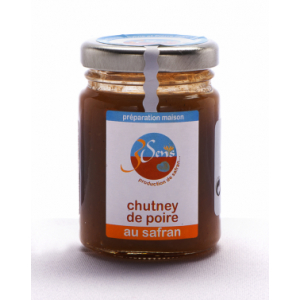 Chutney de poire au safran