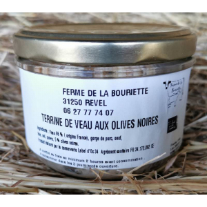 Terrine de veau aux olives noires