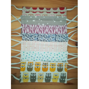 Masque de protection mixte 2 couches