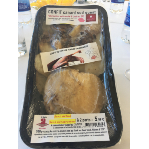 Confit de canard pomme de terre