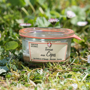 Terrine artisanale de cèpes