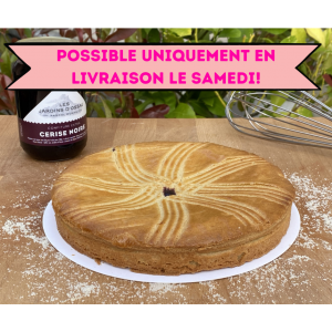 Gâteau basque cerise  6 parts