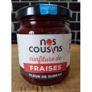 Confiture de fraises-infusion sureau