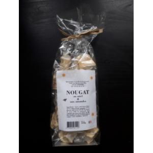 Nougat au miel et aux amandes