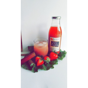 Nectar de fraise-rhubarbe