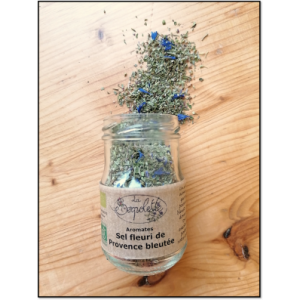Sel fleuri de provence bleutée