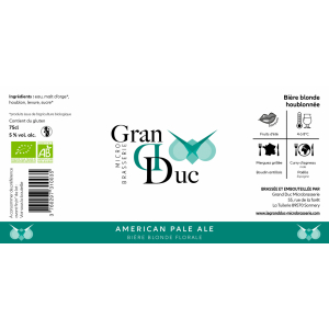 Bière blonde pale ale 75cl