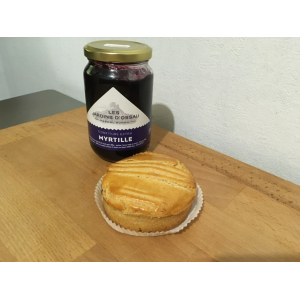 Gâteau basque myrtille individuel