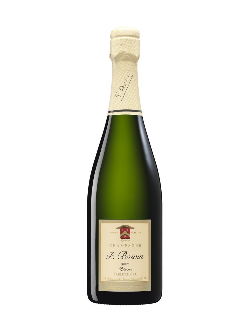 Cuvee reserve brut 1er cru - 0.75 L - Champagne Patrick Boivin - Locavor.fr
