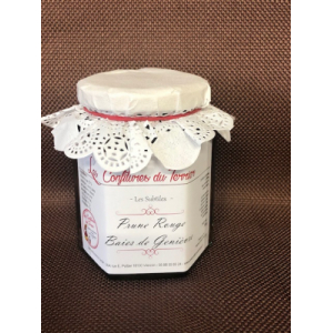 Confiture prune aux baies genièvre