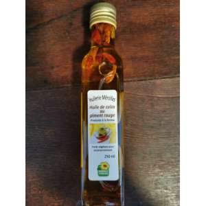 Huile de colza au piment rouge