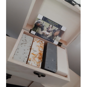 Coffret 4 savons lait de chèvre