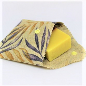 Pochette à savon feuilles