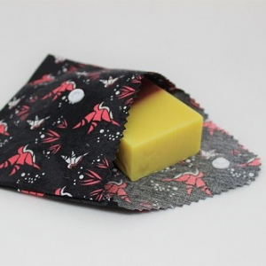 Pochette à savon oiseaux