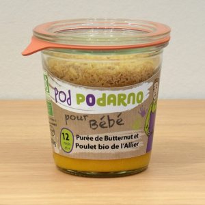 Pot bébé purée butternut poulet