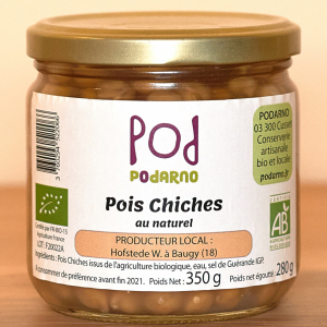 Pois chiches au naturel